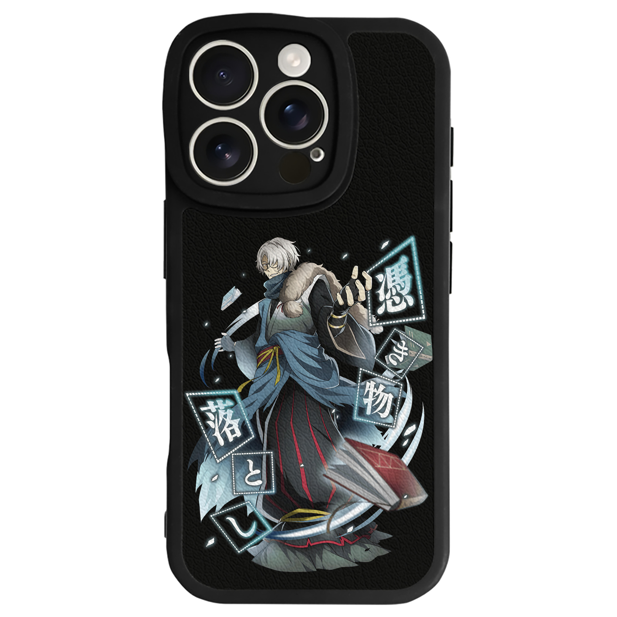 （画像用） 文豪ストレイドッグス Bungo Stray Dogs 【iPhone 16シリーズ対応】シリコンスマホケース（レザー調） 材質：シリコン